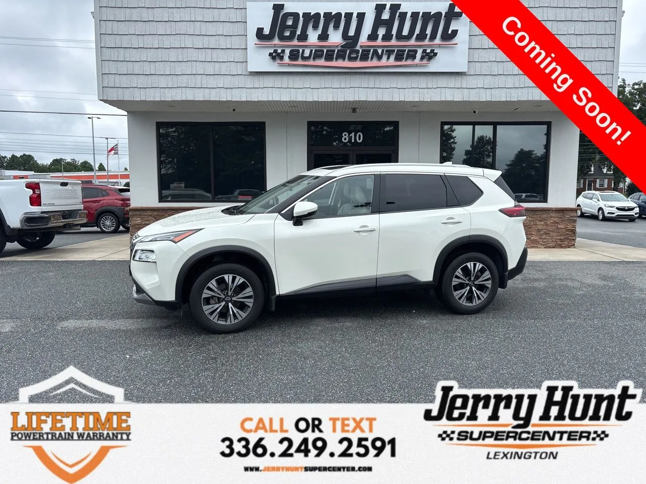 White 2022 Nissan Rogue SV for sale in Lexington, NC