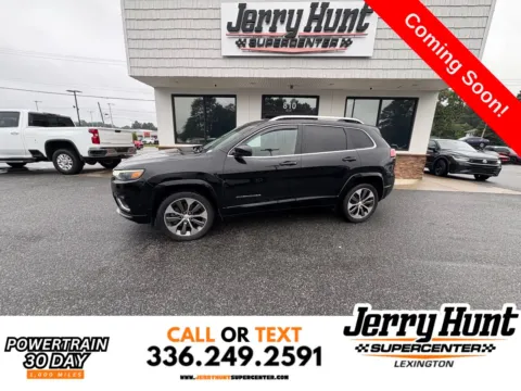 Black 2019 Jeep Cherokee Overland for sale in Lexington, NC