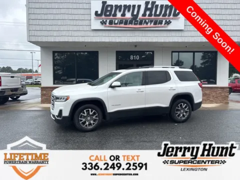 White 2023 GMC Acadia SLT for sale in Lexington, NC