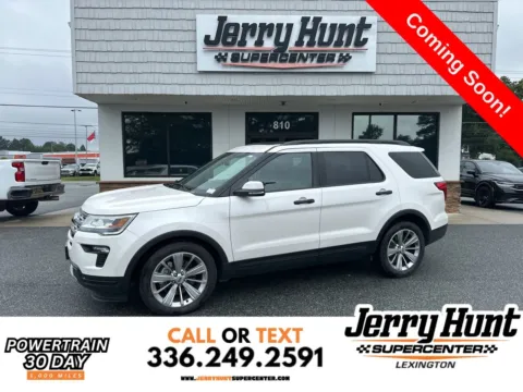 White 2018 Ford Explorer Limited for sale in Lexington, NC