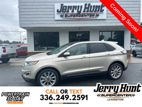 White 2017 Ford Edge Titanium for sale in Lexington, NC