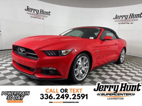 Red 2015 Ford Mustang GT Premium for sale in Lexington, NC