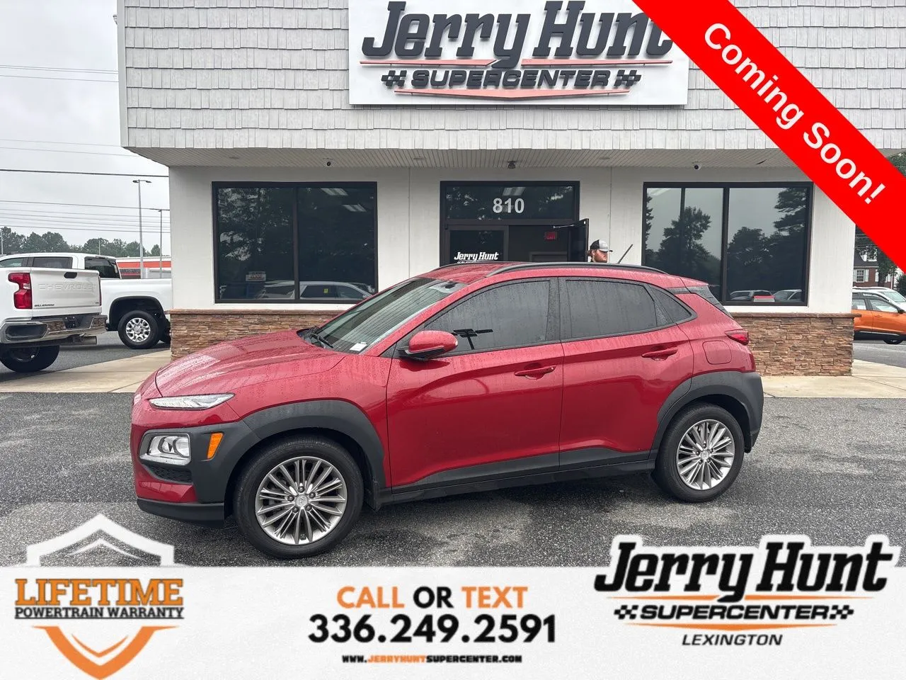 Red 2021 Hyundai Kona SEL for sale in Lexington, NC