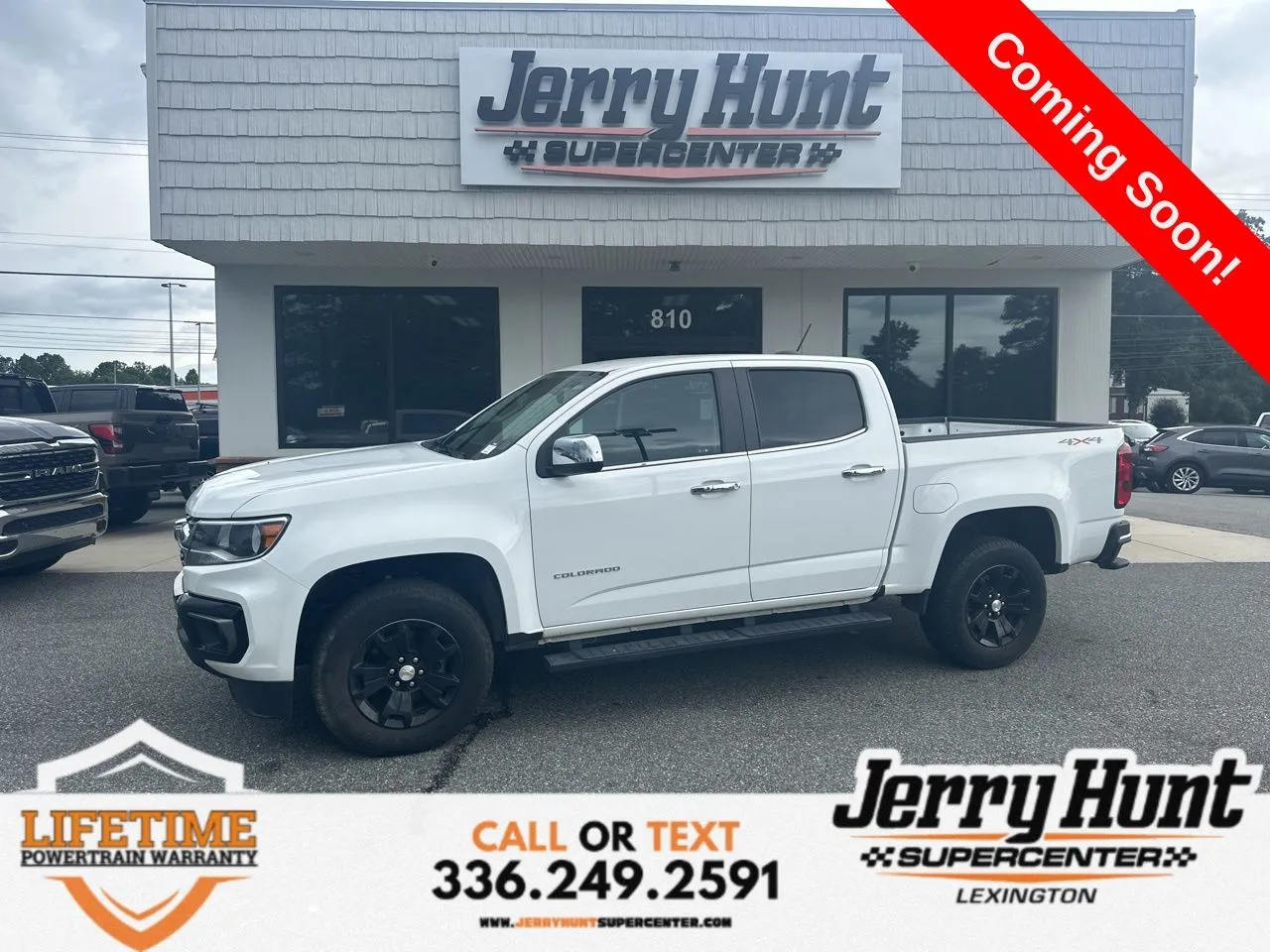 White 2022 Chevrolet Colorado LT for sale in Lexington, NC
