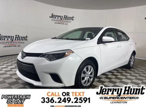 White 2016 Toyota Corolla L for sale in Lexington, NC