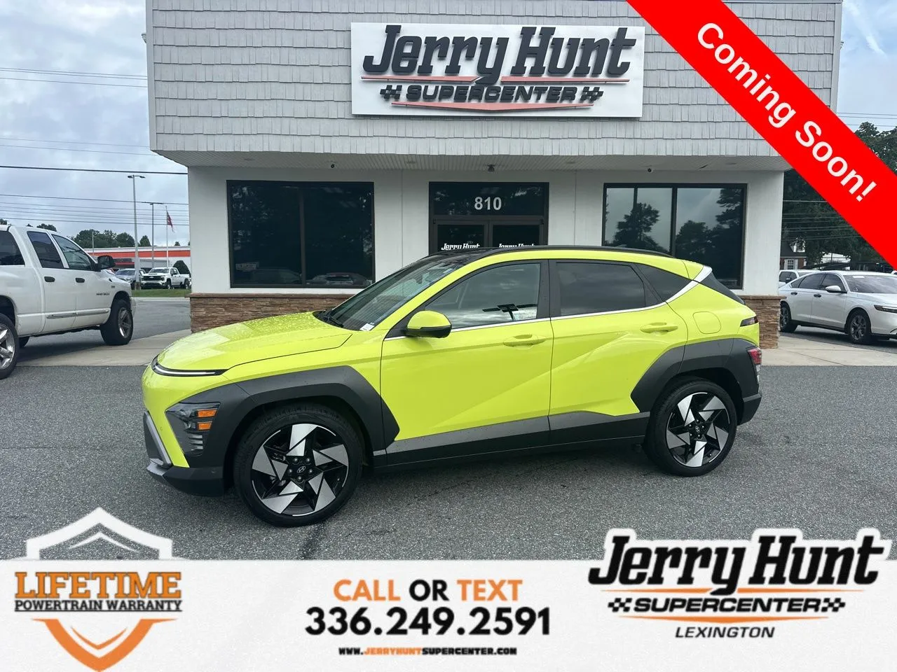 Yellow 2024 Hyundai Kona Limited for sale in Lexington, NC