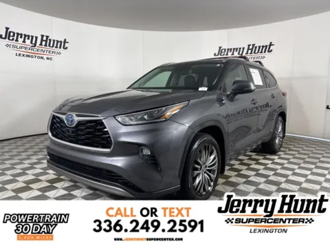 Gray 2022 Toyota Highlander Hybrid Platinum for sale in Lexington, NC