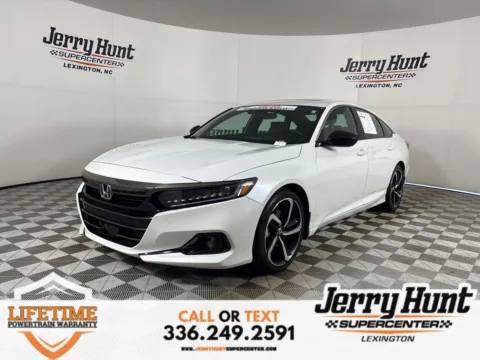 White 2022 Honda Accord Sport 2.0T for sale in Lexington, NC