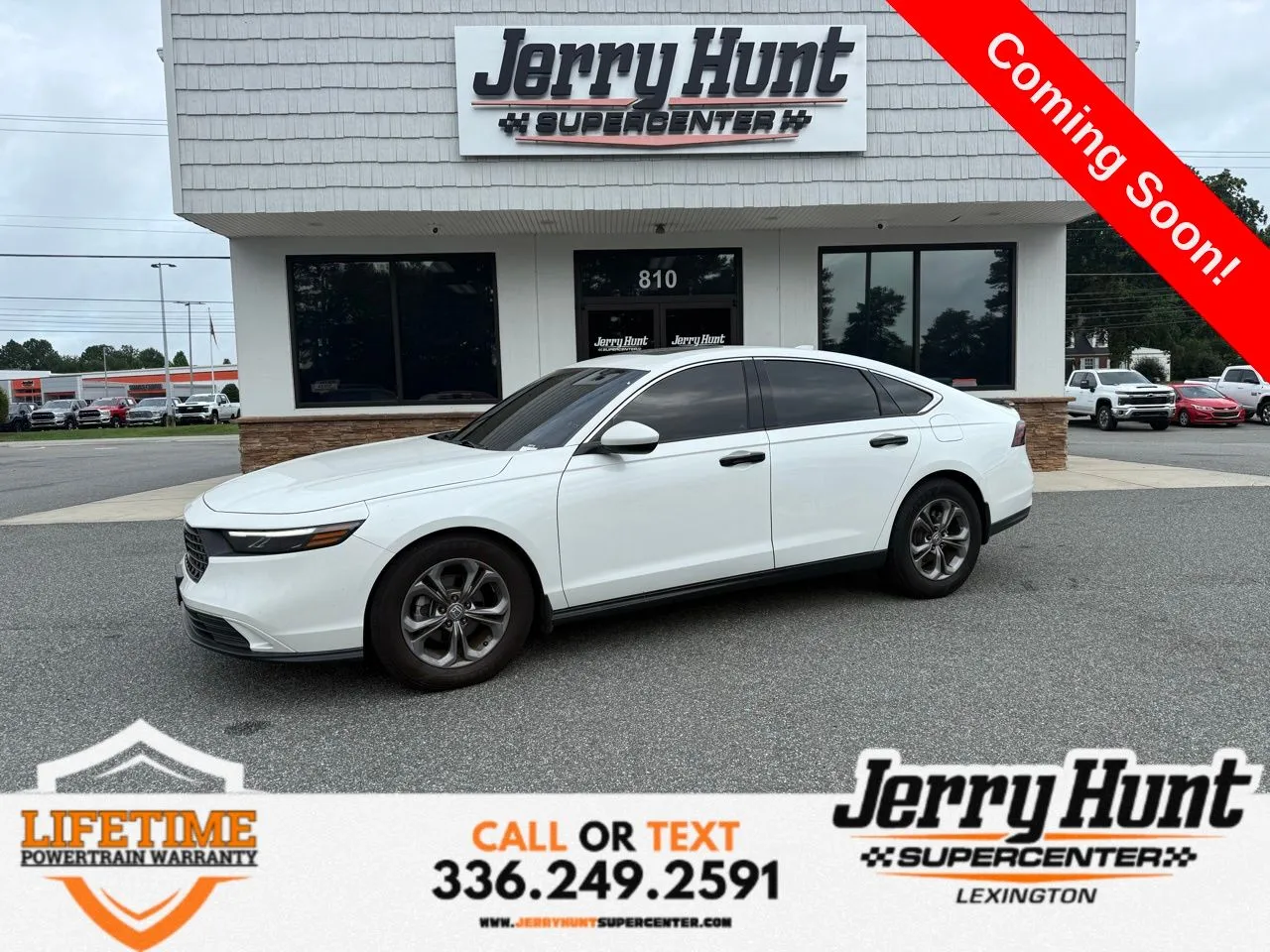 White 2024 Honda Accord EX for sale in Lexington, NC