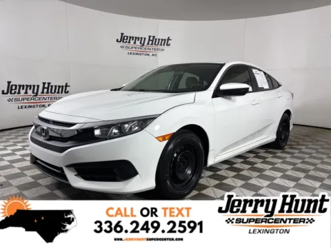 White 2017 Honda Civic LX for sale in Lexington, NC
