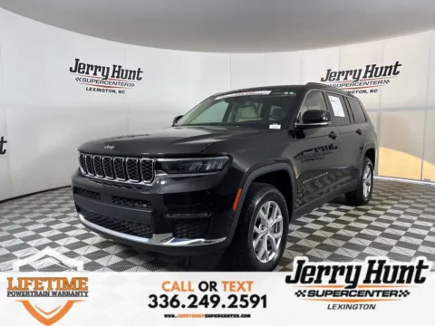 Black 2021 Jeep Grand Cherokee L Limited for sale in Lexington, NC