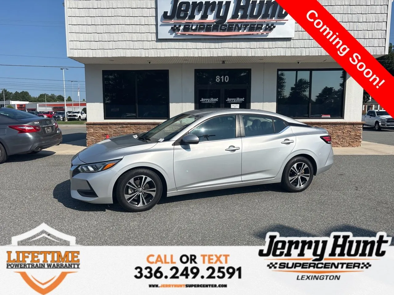 Silver 2022 Nissan Sentra SV for sale in Lexington, NC
