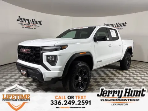 White 2024 GMC Canyon Elevation for sale in Lexington, NC