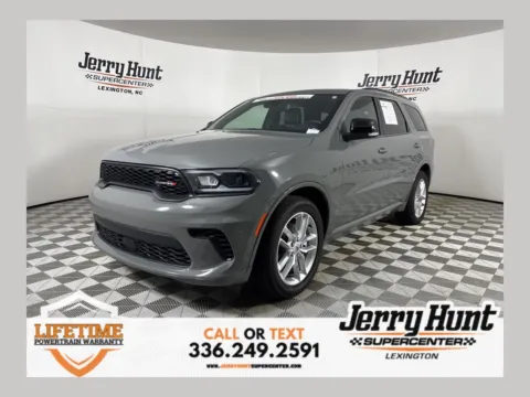 Gray 2024 Dodge Durango GT Plus for sale in Lexington, NC