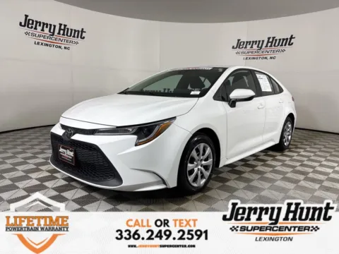 White 2022 Toyota Corolla LE for sale in Lexington, NC