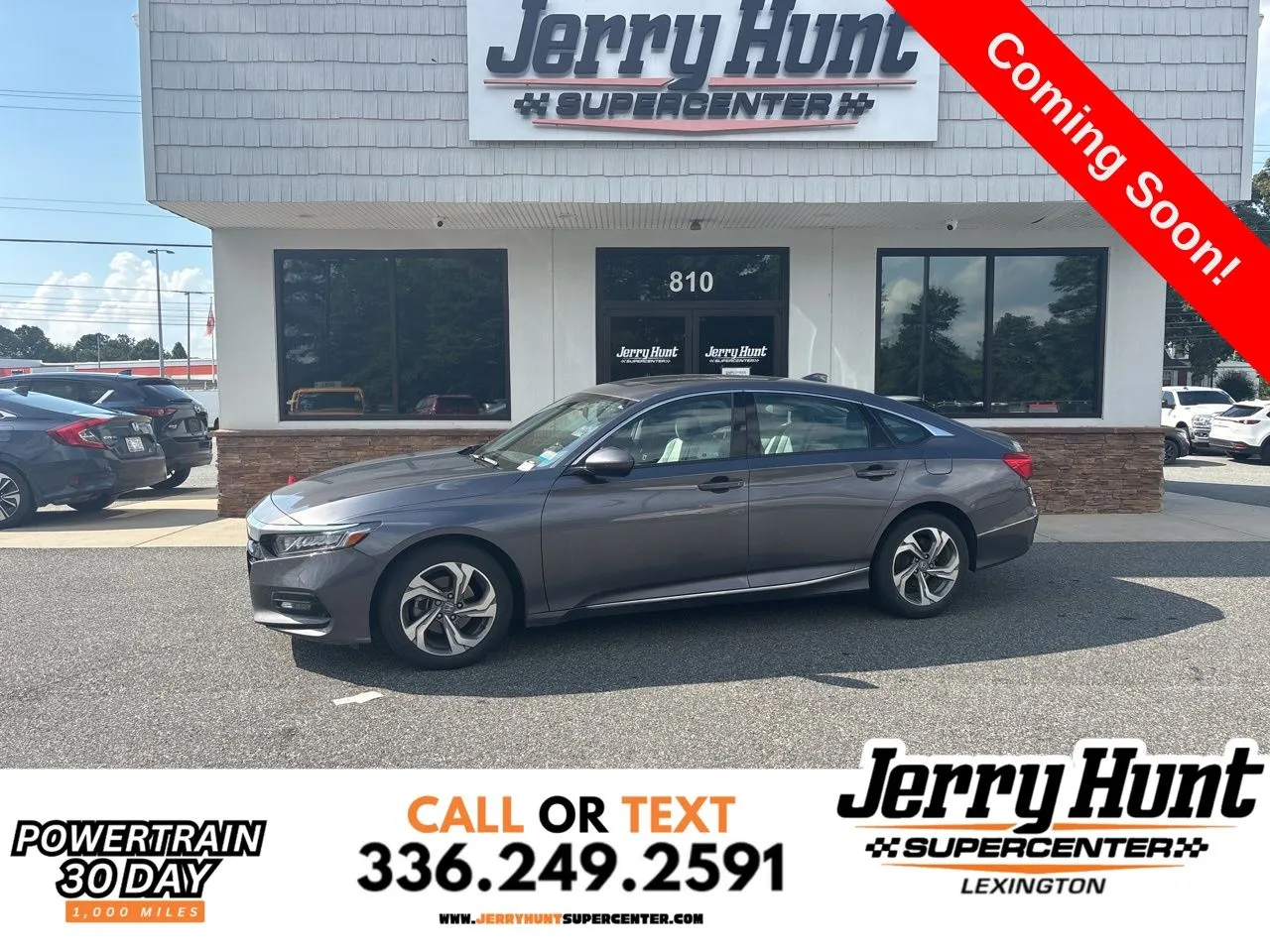 Gray 2019 Honda Accord EX for sale in Lexington, NC