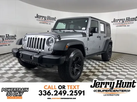 Silver 2017 Jeep Wrangler Unlimited Sport for sale in Lexington, NC