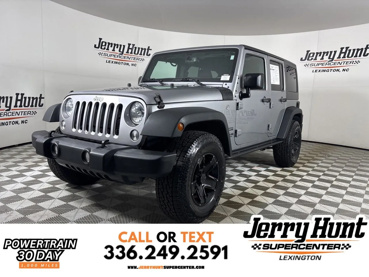 Silver 2017 Jeep Wrangler Unlimited Sport for sale in Lexington, NC