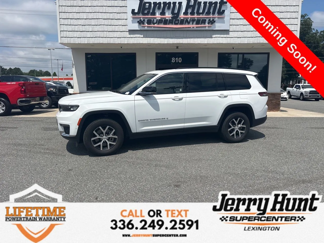 White 2024 Jeep Grand Cherokee L Limited for sale in Lexington, NC