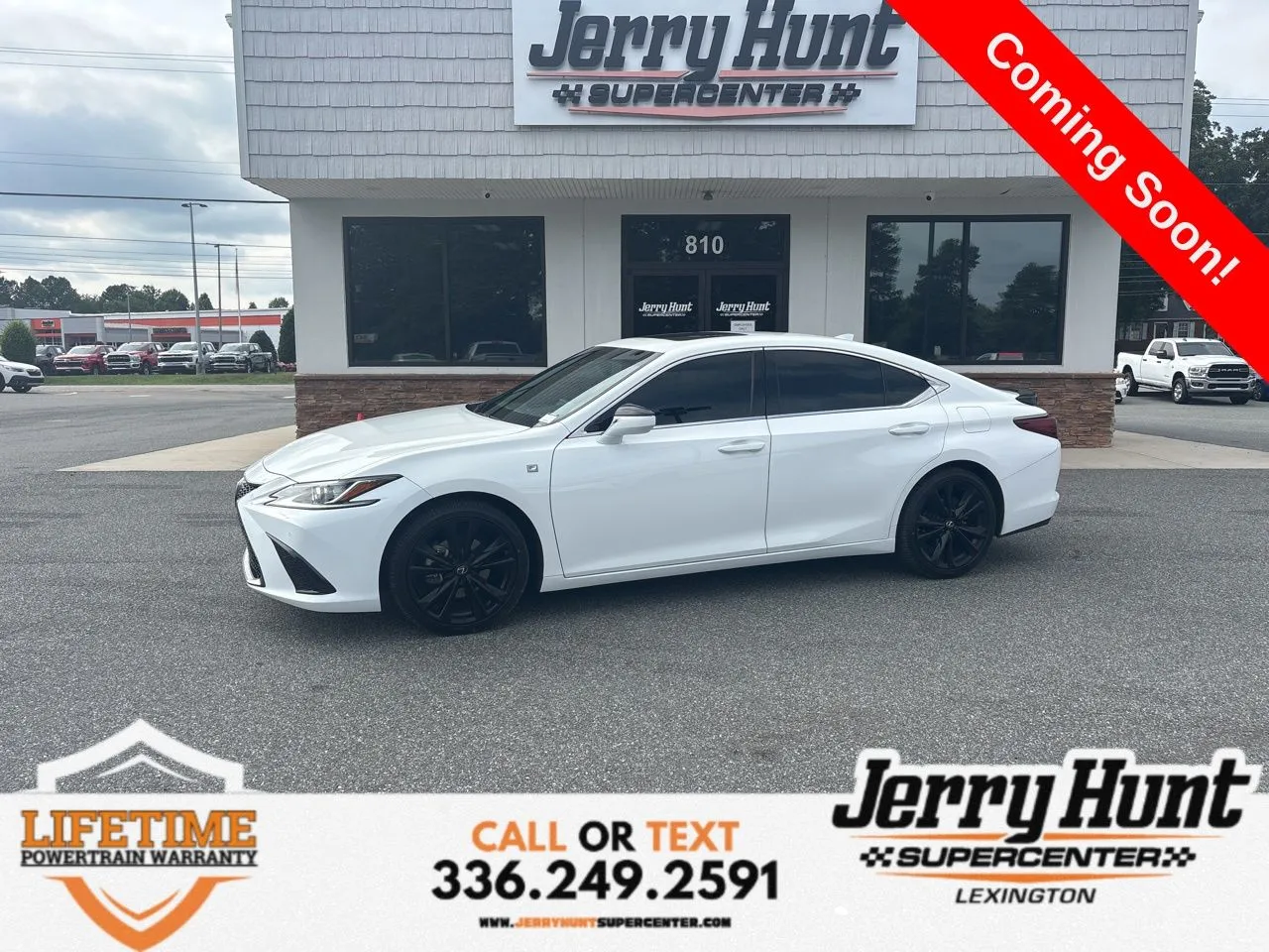 White 2023 Lexus ES 350 F Sport for sale in Lexington, NC