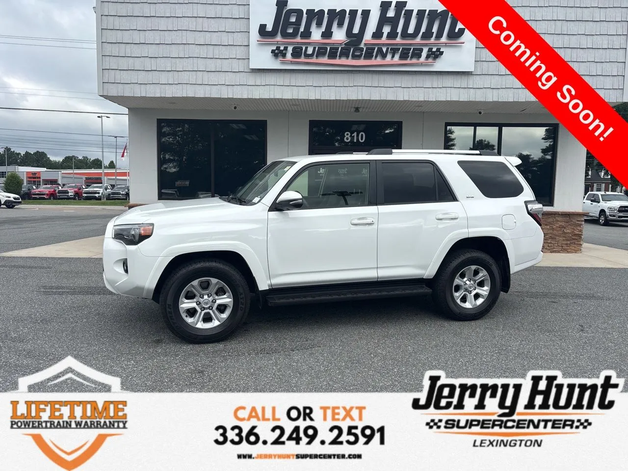 White 2024 Toyota 4Runner SR5 Premium for sale in Lexington, NC
