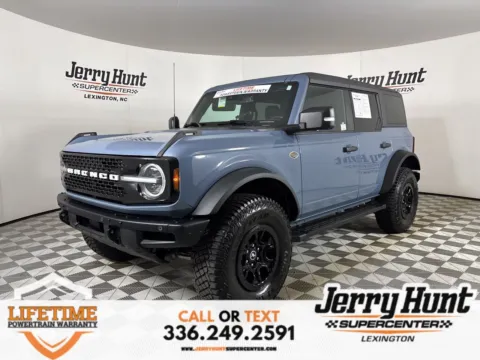 Gray 2023 Ford Bronco Wildtrak for sale in Lexington, NC