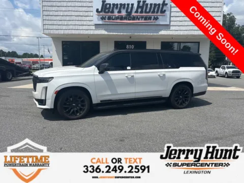 White 2023 Cadillac Escalade ESV Sport Platinum for sale in Lexington, NC