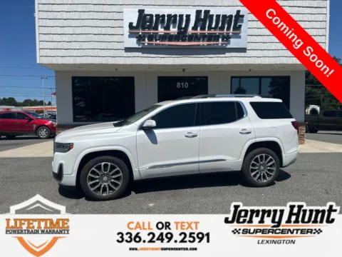 White 2023 GMC Acadia Denali for sale in Lexington, NC
