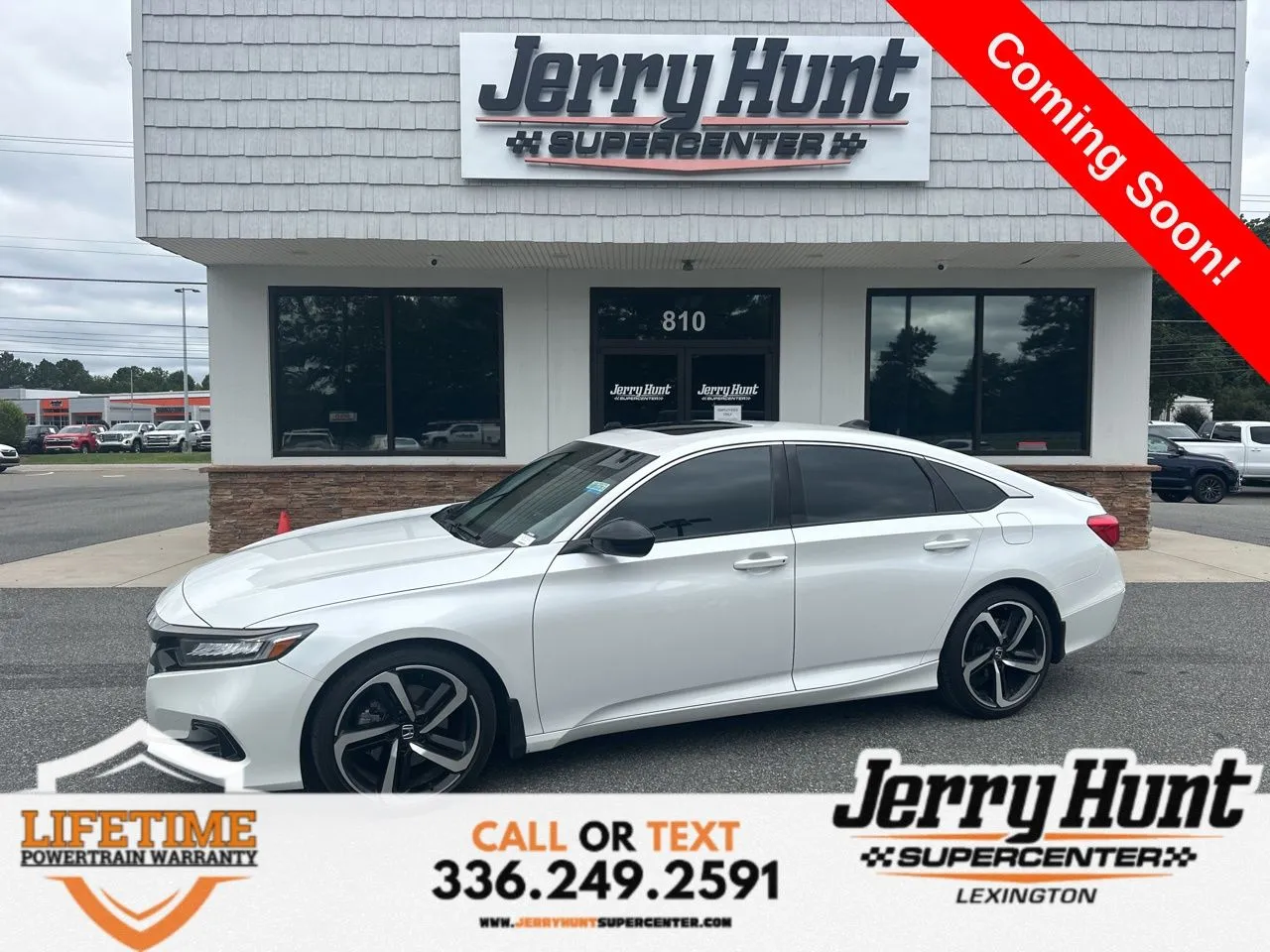 White 2022 Honda Accord Sport 2.0T for sale in Lexington, NC