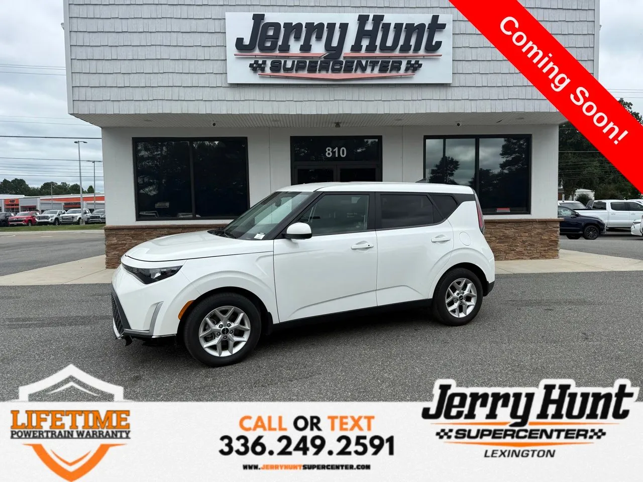White 2023 Kia Soul S for sale in Lexington, NC