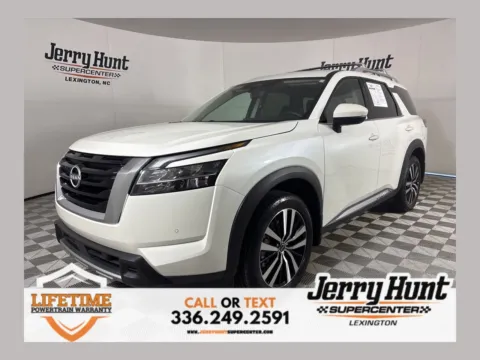 White 2024 Nissan Pathfinder Platinum for sale in Lexington, NC