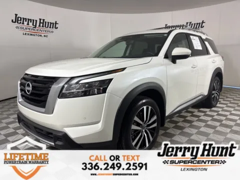 White 2024 Nissan Pathfinder Platinum for sale in Lexington, NC