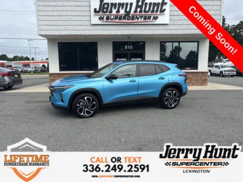 Blue 2025 Chevrolet Trax 2RS for sale in Lexington, NC