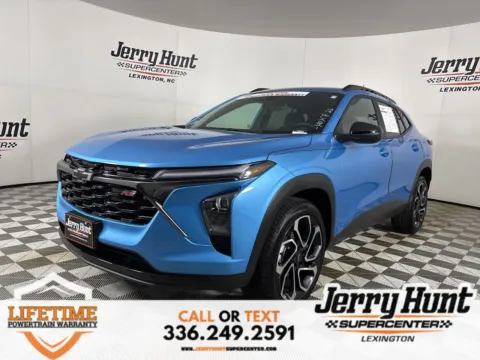 Blue 2025 Chevrolet Trax 2RS for sale in Lexington, NC