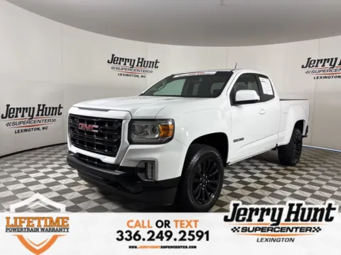 White 2022 GMC Canyon Elevation for sale in Lexington, NC