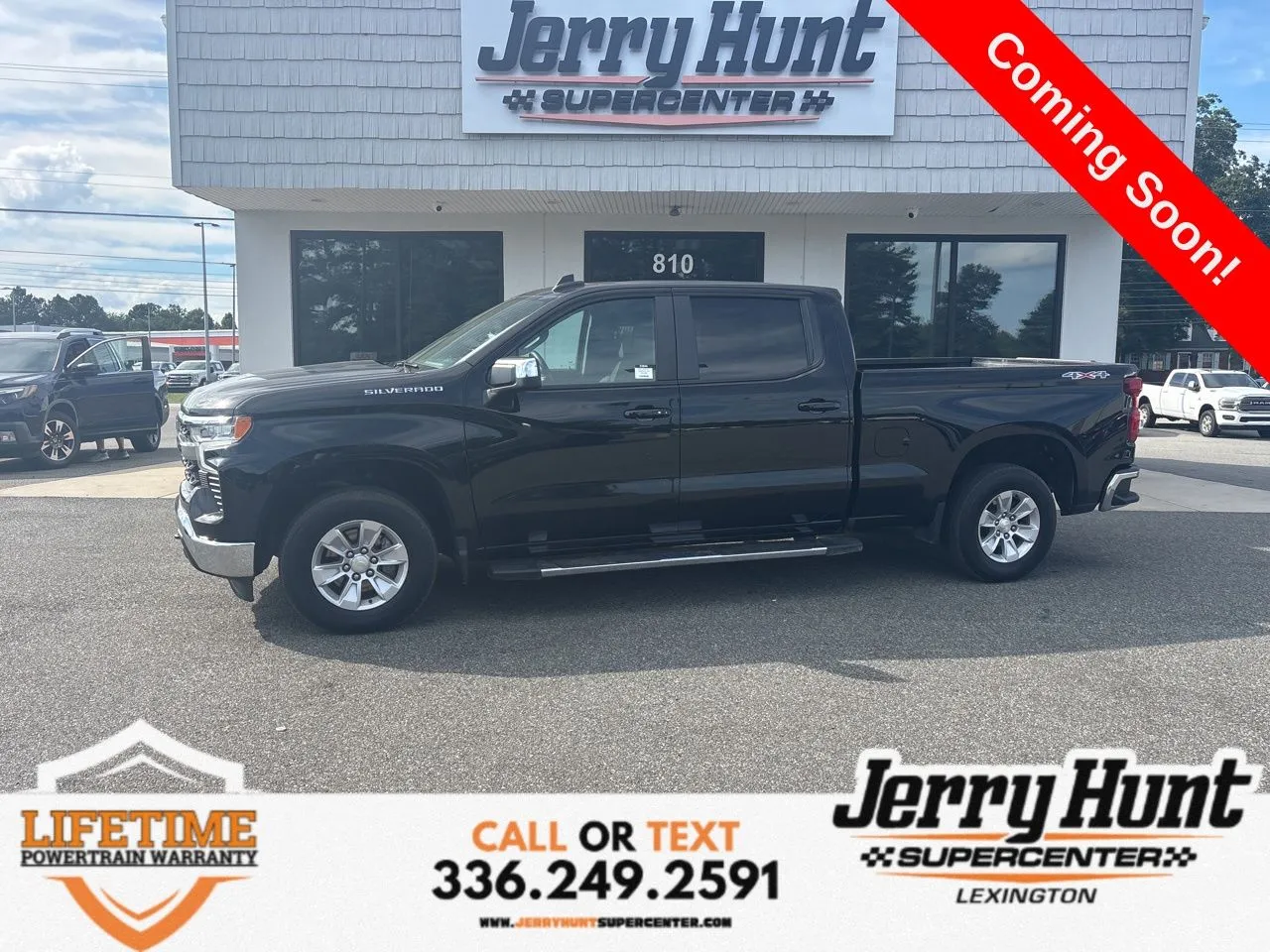 Black 2023 Chevrolet Silverado 1500 LT for sale in Lexington, NC