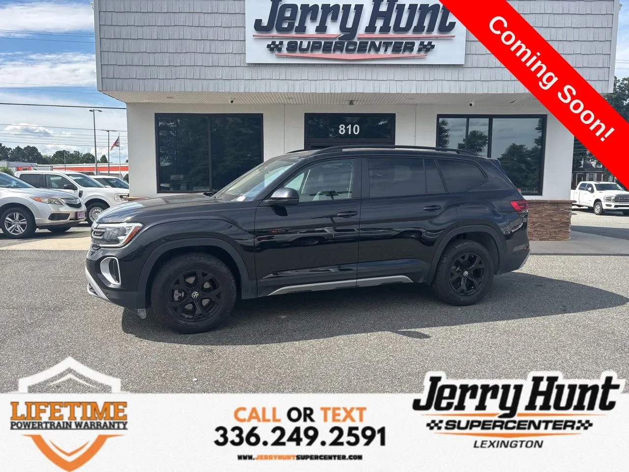 Black 2024 Volkswagen Atlas 2.0T Peak Edition SEL for sale in Lexington, NC