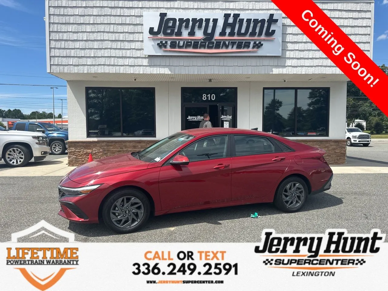 Red 2024 Hyundai Elantra SEL for sale in Lexington, NC
