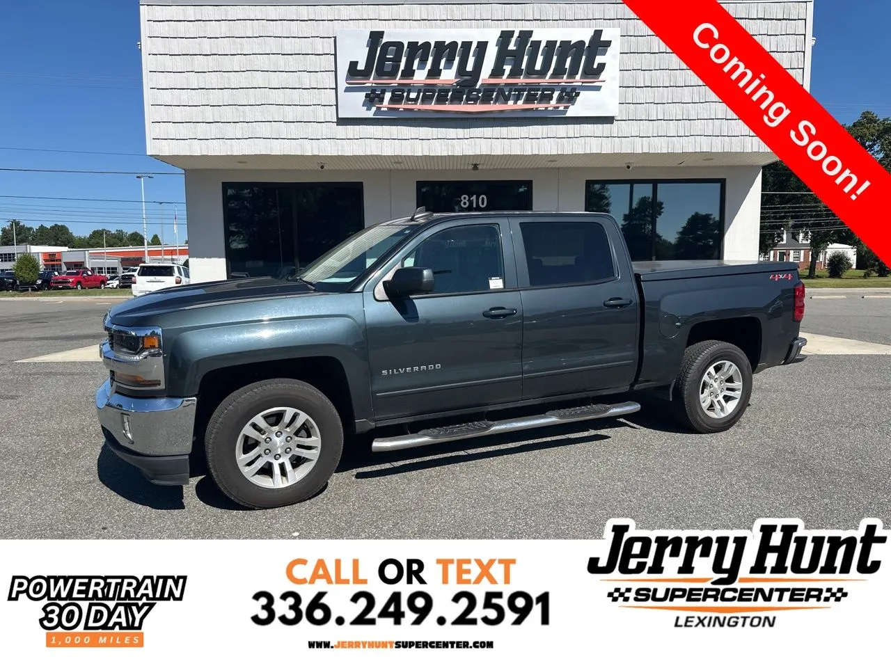 Gray 2018 Chevrolet Silverado 1500 LT for sale in Lexington, NC