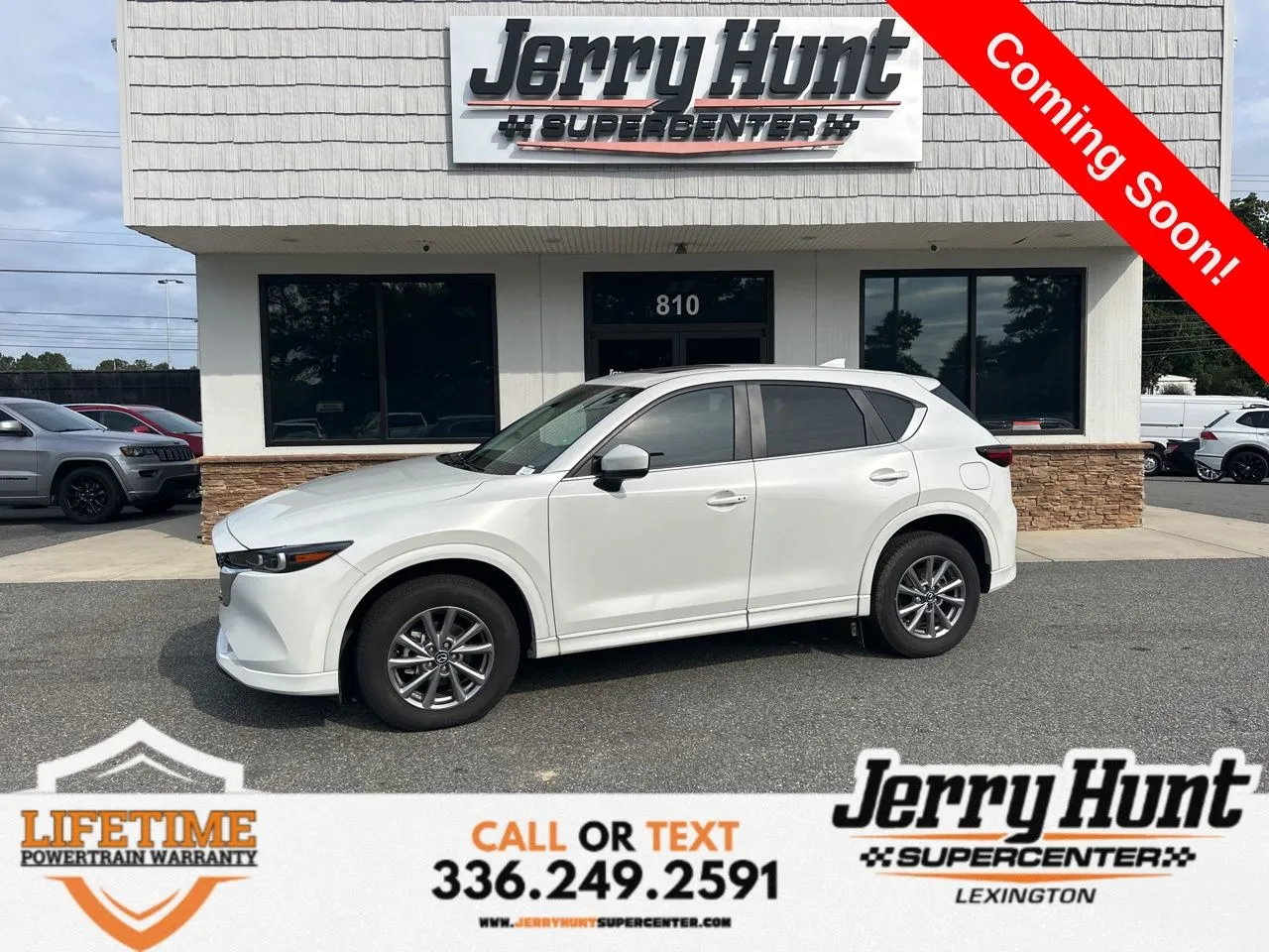 White 2024 Mazda CX-5 2.5 S Preferred Package for sale in Lexington, NC