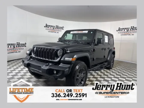 Black 2024 Jeep Wrangler Sport S for sale in Lexington, NC
