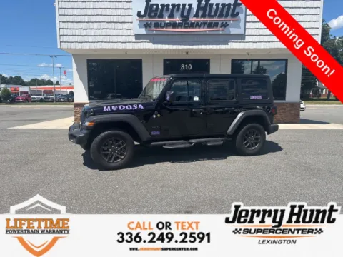 Black 2024 Jeep Wrangler Sport S for sale in Lexington, NC