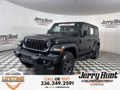 Black 2024 Jeep Wrangler Sport S for sale in Lexington, NC