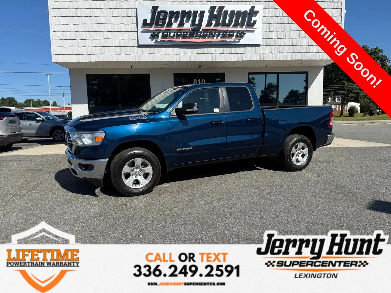 Blue 2021 Ram 1500 Big Horn/Lone Star for sale in Lexington, NC
