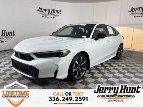 White 2025 Honda Civic Hybrid Sport for sale in Lexington, NC