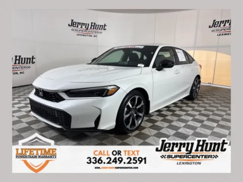 White 2025 Honda Civic Hybrid Sport for sale in Lexington, NC