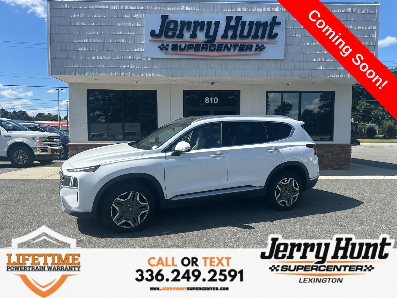 White 2023 Hyundai Santa Fe Limited for sale in Lexington, NC