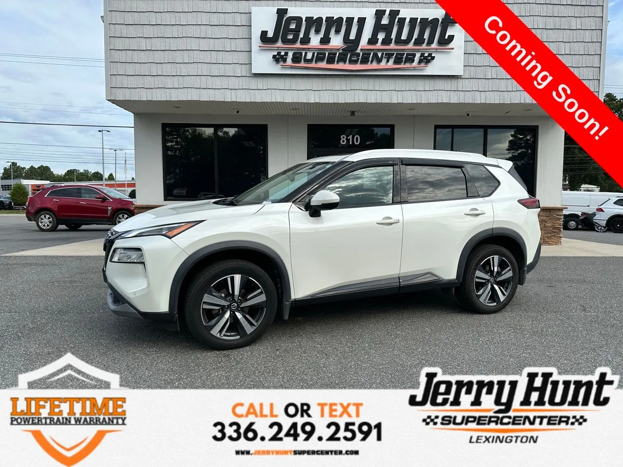 White 2021 Nissan Rogue SL for sale in Lexington, NC