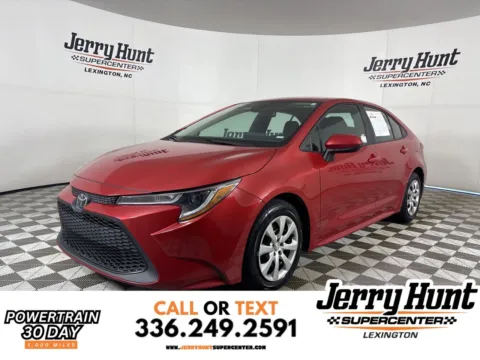 Red 2021 Toyota Corolla LE for sale in Lexington, NC