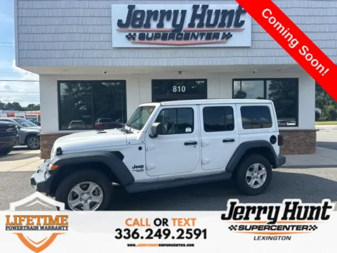 White 2021 Jeep Wrangler Unlimited Sport S for sale in Lexington, NC